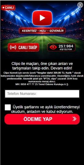 TR Clipo Pin submit Vodafone 1